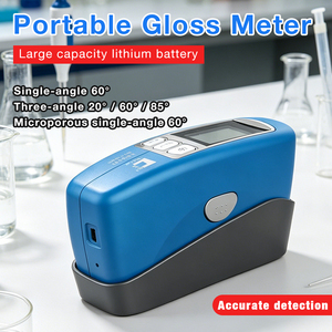 Nouveau Glossimètre Triangulaire de Laboratoire en Gros pour Fabricants, 20/60/85 Degrés, Portable, pour Surfaces Métalliques, de Précision - Product Image 2
