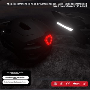 Cascos de Ciclismo Deportivos Dobles para Adultos al por Mayor, Estilo <span class=keywords><strong>MTB</strong></span>, Lente Magnética, Seguridad, LED Recargable, Transpirables - Product Image 5