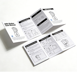 Brochure pliée sur mesure en 5 volets, papier offset, catalogue promotionnel, couverture souple, papier professionnel personnalisé pour les entreprises - Product Image 3