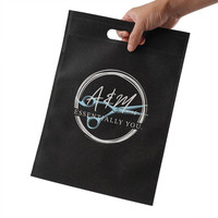 Bolsas de Transporte Planas Azul Rey Personalizadas, de Tela No Tejida, con Impresión de Logotipo, para Empaquetado de Mercancía Comercial