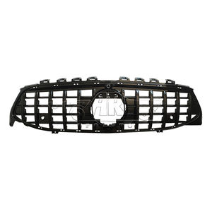 HS W118 Parrilla negra Plástico Cromo Plata Parrilla delantera del radiador Parrilla delantera para Benz <span class=keywords><strong>CLA</strong></span> Clase W118 2020 2021 2022 <span class=keywords><strong>2023</strong></span> 2024 + - Product Image 2