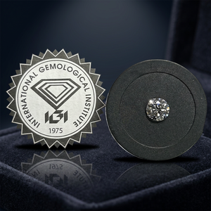 Diamant de laboratoire CVD blanc D VVS1 taille brillant excellente, 1CT 2CT 3CT 4CT 5CT, certifié IGI, pour la fabrication de bijoux - Product Image 2