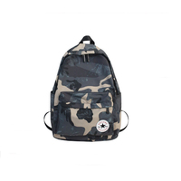 Tas Fashion Kamuflase 3 Warna, Tas Ransel Keren untuk Pelajar, Multifungsi, untuk Sekolah Menengah dan Kampus