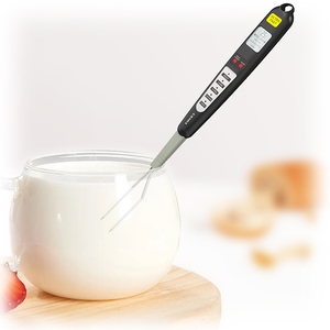 Thermomètre numérique étanche à lecture instantanée pour viande, fourchette thermomètre alimentaire pour grillades et <span class=keywords><strong>cuisson</strong></span> - Product Image 2