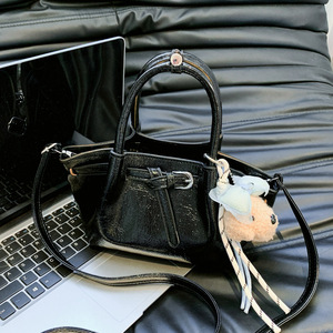 Bolso Bandolera con Textura de Litchi, Elegante Bolso de Hombro Texturizado, Bolso Versátil y Moderno para Viajes Diarios, Compras y Actividades al Aire Libre - Product Image 4