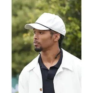 Cappellino da golf con dettagli in corda, merchandising sostenibile - Product Image 2