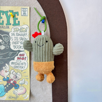 Vente en gros de jouets en peluche cactus mignons, animaux en peluche, porte-clés, cadeaux pour jeux d'arcade