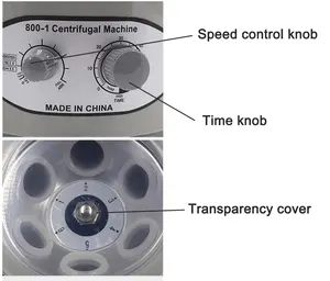 Máquina centrífuga de laboratorio de baja velocidad Práctica médica 800-1 Máquina centrífuga eléctrica