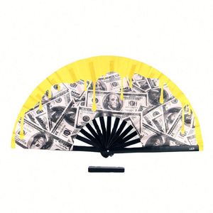 Abanicos de Mano de Plástico Ecológicos con Estilos Clásicos Tradicionales Personalizados, Abanicos de Bambú con Ángeles Tallados para Publicidad y Promoción - Product Image 5