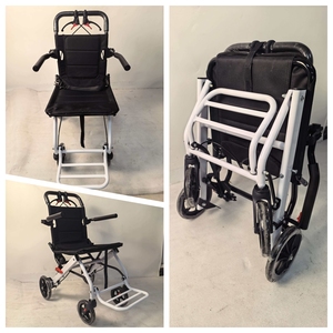 Fauteuil roulant pliant en aluminium économique <span class=keywords><strong>pour</strong></span> le voyage, prix de gros, équipement médical <span class=keywords><strong>pour</strong></span> personnes âgées et handicapées - Product Image 6