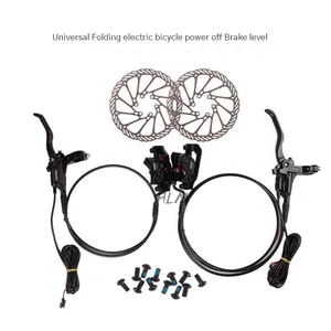 모조리 브레이크 패드 유압 오일-HLM 통합 오일 실린더 디자인 유압 브레이크 더블 피스톤 디스크 브레이크 Ebikes 자전거