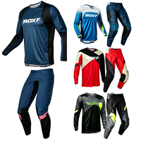 Ensemble de combinaison de motocross personnalisée pour homme, maillot de moto à manches longues et pantalon, équipement complet pour la conduite de moto tout-terrain