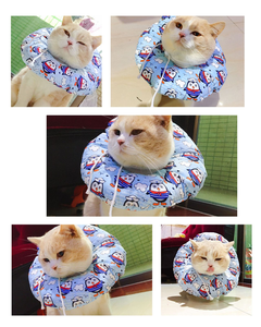 Nuevo <span class=keywords><strong>Elizabeth</strong></span> Pet Bite Protection <span class=keywords><strong>Collar</strong></span> Soft Cartoon Printed Cat <span class=keywords><strong>Collar</strong></span> de recuperación ajustable - Product Image 4