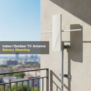 Antena HDTV Exterior Multidireccional de Panel Plano Antop de Alta Ganancia 36dB, Impedancia 75, VHF/UHF Mejorada, VHF-Tierra/Poste/Pared - Product Image 4