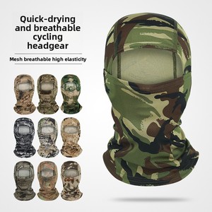 Atmungsaktive, hochelastische, sonnenschützende Gesichtsmaske für den Außenbereich, Radfahren, Gesichts- und Nackenschutz, Kopfbedeckung, Sonnenschutznetz - Product Image 1
