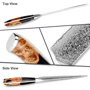 Mới nhất đầu bếp chuyên nghiệp Dao 8 inch Damascus thép cắt dao siêu sắc nét lưỡi nhà bếp butcher dao đầy đủ tang xử lý - Product Image 3