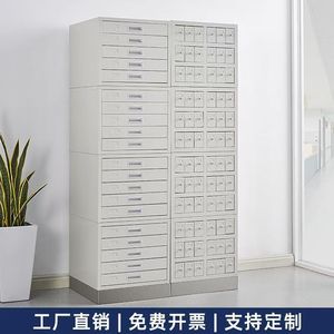 Meuble de rangement métallique à tiroirs coulissants pour hôpital, type push-pull durable, pour laboratoire de pathologie - Product Image 4