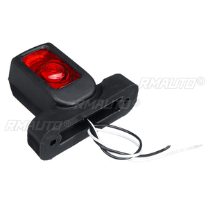 12/24V Truck LED Side <b>Marker</b> Light Triple Amber <b>White</b> Red Indicator Lamps for Trailer Lorry RV Bus - Product Image 3