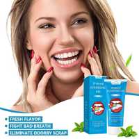 Kit de gel nettoyant pour la langue personnalisé, gel nettoyant pour la langue en 2 couleurs avec gratte-langue, produit d'hygiène buccale pour éliminer la mauvaise haleine