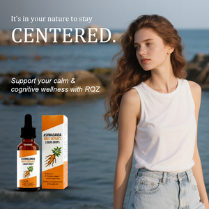 アシュワガンダ根エキス液滴 - 神経と認知機能をサポートする栄養補助食品 |   2液量オンス（60ml） |   OEM/ODM - Product Image 5