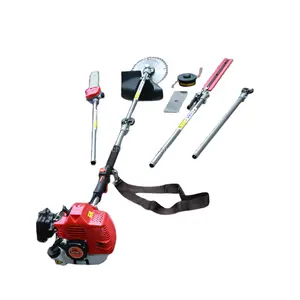 2 đột quỵ 43cc 52cc đa chức năng bàn chải cắt với cực Saw tông đơ