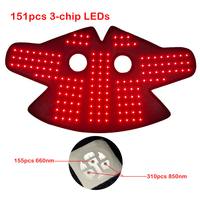 Masque de luminothérapie rouge de qualité supérieure en forme de tête de cheval pour le calme, le confort et la récupération après l'entraînement – Équipement de thérapie infrarouge équine