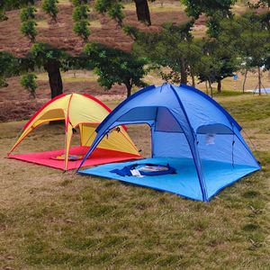<span class=keywords><strong>Tente</strong></span> de plage entièrement automatique, argentée, imperméable, ventilée sur 3 côtés, abri solaire extérieur portable, <span class=keywords><strong>tente</strong></span> d'été facile à monter - Product Image 1