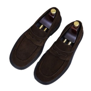 Chaussures en cuir pour hommes décontractées et professionnelles de haute qualité, antidérapantes, rétro romantiques, en cuir de vache, dernière tendance 2025 - Product Image 5