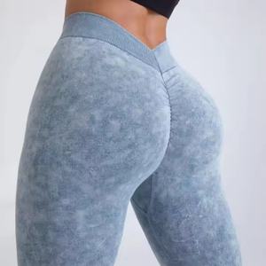 Pantalons de yoga avec logo personnalisé, leggings confortables et extensibles pour femmes, leggings avec poches latérales pour femmes, leggings de yoga - Product Image 6