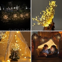 Accessoires de décoration de noël, boucle led, pour fêtes de fin d'année