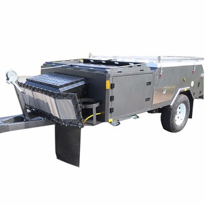 Tùy chỉnh trọng lượng nhẹ Mini Popup Camper Trailer với cắm trại lều cho du lịch ngoài trời và bán - Product Image 4