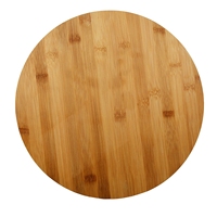 Plateau de service en bambou personnalisable Youlike avec base rotative debout Finition laquée faite à la main pour le petit déjeuner à la maison ou au bureau