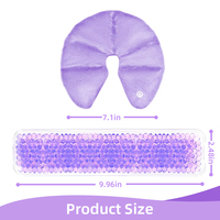 Échantillon Gratuit : Pack Chaud/Froid Doux et Hypoallergénique en Peluche pour Soulagement Post-partum – Perles de Gel PVC pour Périnée et Seins – Un Ensemble de Compresses Froides