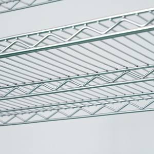 Vente en gros en usine Étagère de rangement en acier inoxydable à 4 niveaux Étagères en fil métallique chromé pour usage domestique - Product Image 6