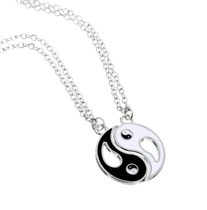Wholesale INS Tai <strong>Ji</strong> Yin <strong>Yang</strong> Pendant Necklace Couple - Product Image 5