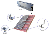 Système de montage de modules solaires Structure personnalisée pour toit en tuiles
