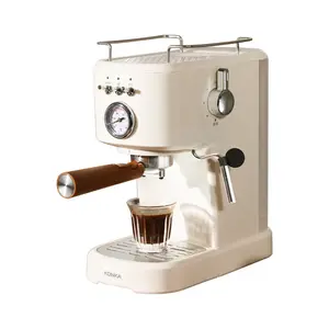 Profesyonel Espresso Mahine kahve makinesi yarı otomatik kahve makinesi ekstraksiyon Espresso ev ofis için küçük kol kapsül