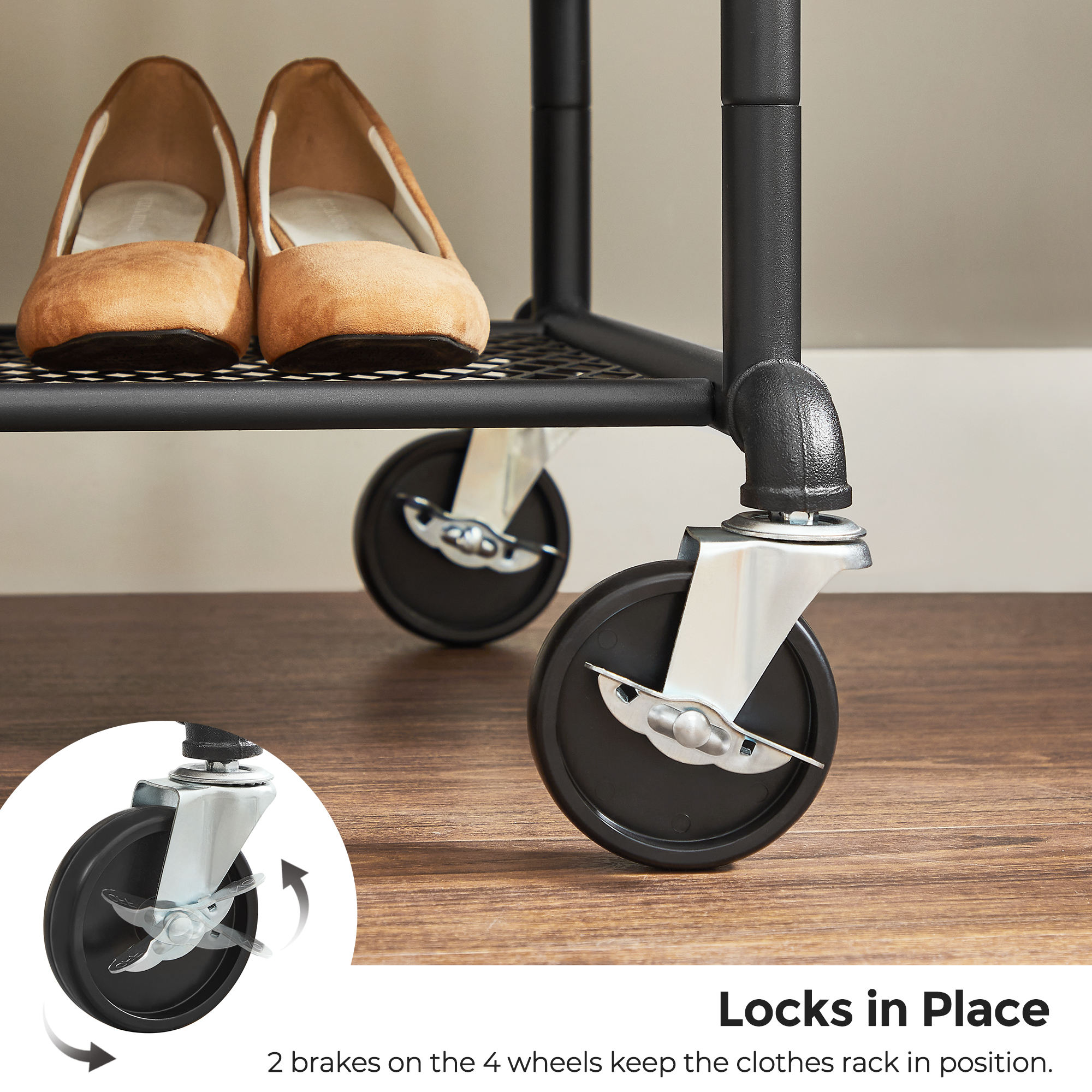 Appendiabiti Guardaroba Scaffale Portaoggetti Moderno 43x100x172cm Con - Foto 13