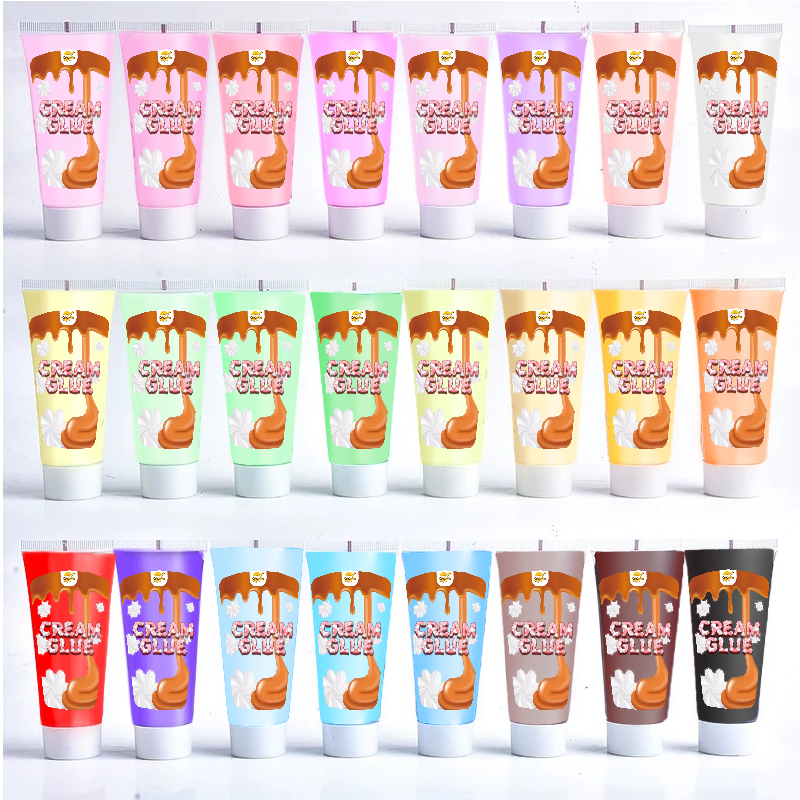 Кремовый клей для обледенения глины, взбитая имитация, нестандартный цвет, разные цвета, украшение своими руками