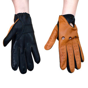 Guantes de Motocicleta de Cuero de Alta Calidad, Fabricación Personalizada, Guantes de Conducción de Piel de Oveja y Cabra Reforzados - Product Image 5