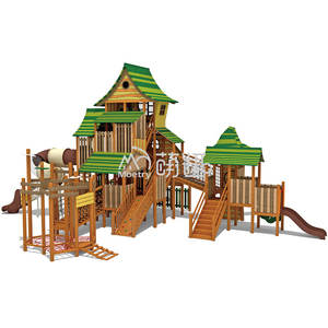 Moetry Montessori parque infantil Natural Manzano temática niños al aire libre Juegos de madera con puente para guarderí<span class=keywords><strong>a</strong></span> - Product Image 5
