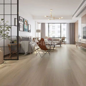 Revêtement de sol en vinyle de luxe moderne, imperméable, insonorisé, système de pose flottante par clic, revêtement de sol SPC, matériau PVC, antidérapant, uni, EIR - Product Image 6