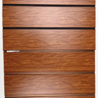 Plinthe Viwelldecor 300 mm F24 PS, panneau mural imperméable couleur bois, design traditionnel, usage domestique et commercial, garantie 5 ans et plus