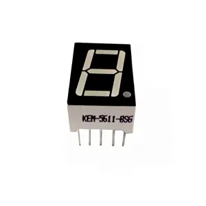 Super Green 0.56 Inch Single Digit 7 Segment Led Display Houkem-5611-A/BSG 10pins