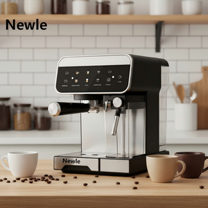 Macchina da Caffè Elettrica Programmabile in Plastica 1350W, Serbatoio Acqua 1.5L, Serbatoio Latte 500ML, 19 Bar, Semi-Automatica per Uso Domestico e Alberghiero, ROHS - Product Image 3