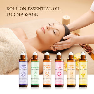 Aceite Hidratante para la Piel 100% Natural y Orgánico de 10 ml, Aceite Aromático para Spa y Masajes, Aceite Esencial en Roll-on para Dormir y Aliviar Dolores de Cabeza - Product Image 1