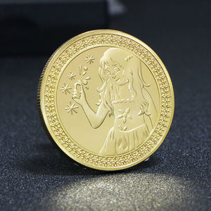 Moneda Conmemorativa de Caballero Templario Bañada en Oro, No Nos Domine, No Nos, Sed Nomini Tu, Da Gloriam Teutonic Knight - Product Image 1