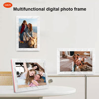 Cadre photo numérique WiFi Frameo 10,1 pouces, cadre en plastique, 32 Go, écran tactile HD IPS 1280x800, haut-parleur, rotation automatique, montage mural