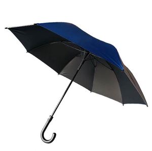 Parapluie à long manche en polyester durable, couleurs assorties, imprimé UV, couleurs vives pour promotions en extérieur - Marque de haute qualité - Product Image 2