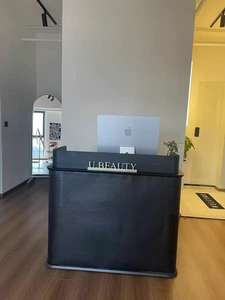 Mostrador de Recepción Moderno Personalizado de Metal para Tiendas, Empresas, Salones de Belleza, Tiendas de Ropa, Hoteles, Mostrador de Caja - Product Image 2